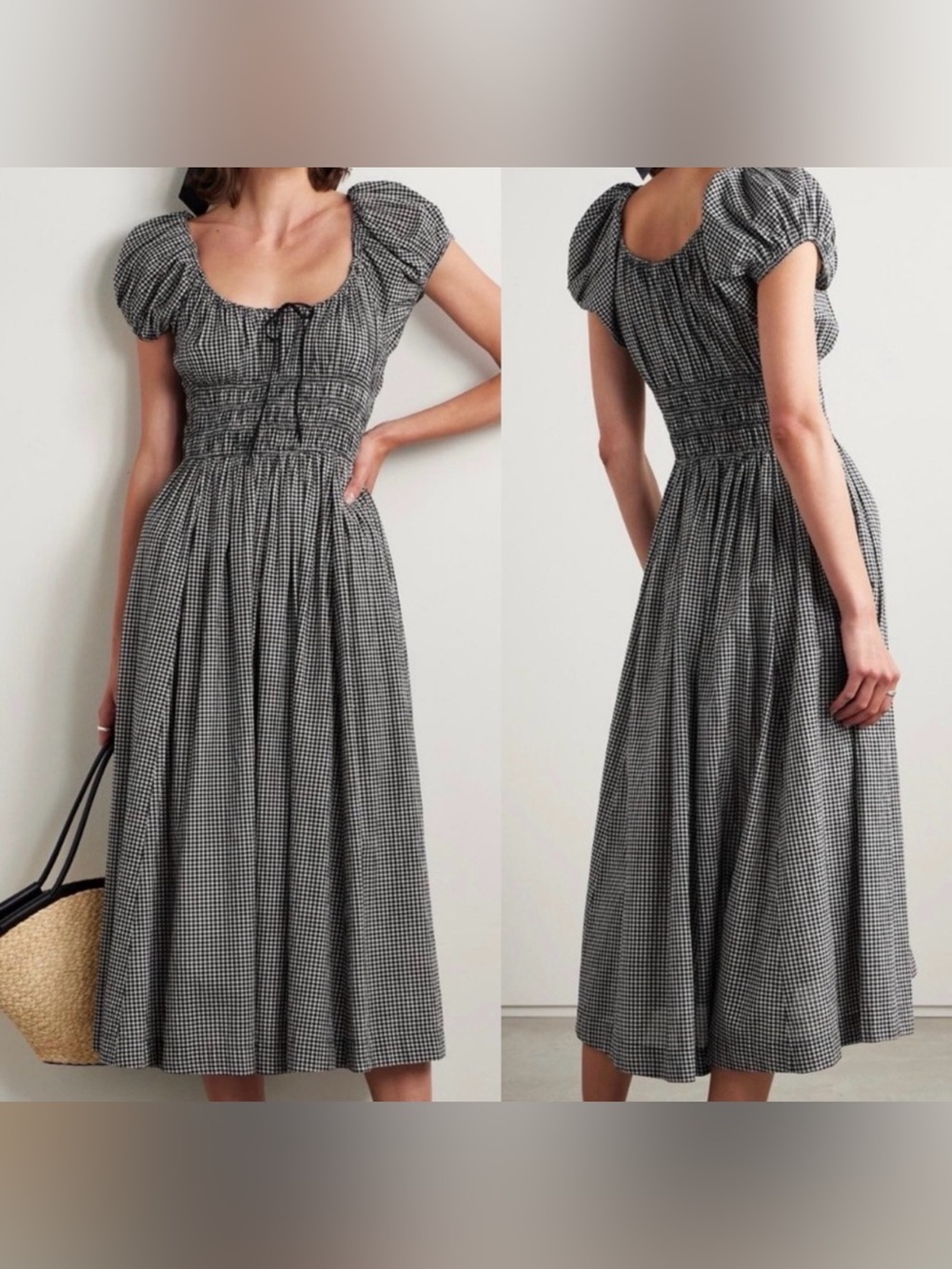 Doen Quinn Dress in La Maddalena Gingham